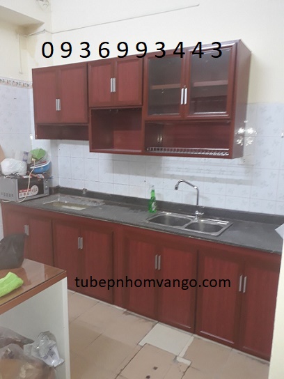 mẫu tủ bếp nhôm mẫu tủ bếp nhôm