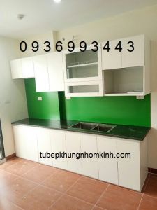 tủ bếp gỗ nhựa chữ I