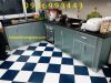 tủ bếp Acrylic xây bệ bếp - anh 1