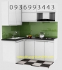 thiết kế tủ bếp nhôm cánh Laminate - anh 1